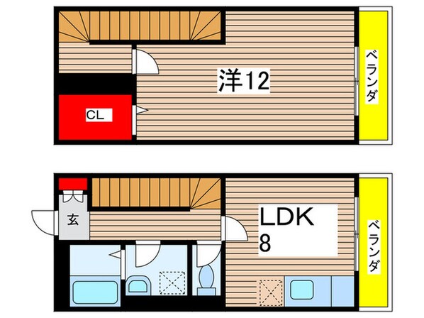 ハイムカトレアの物件間取画像